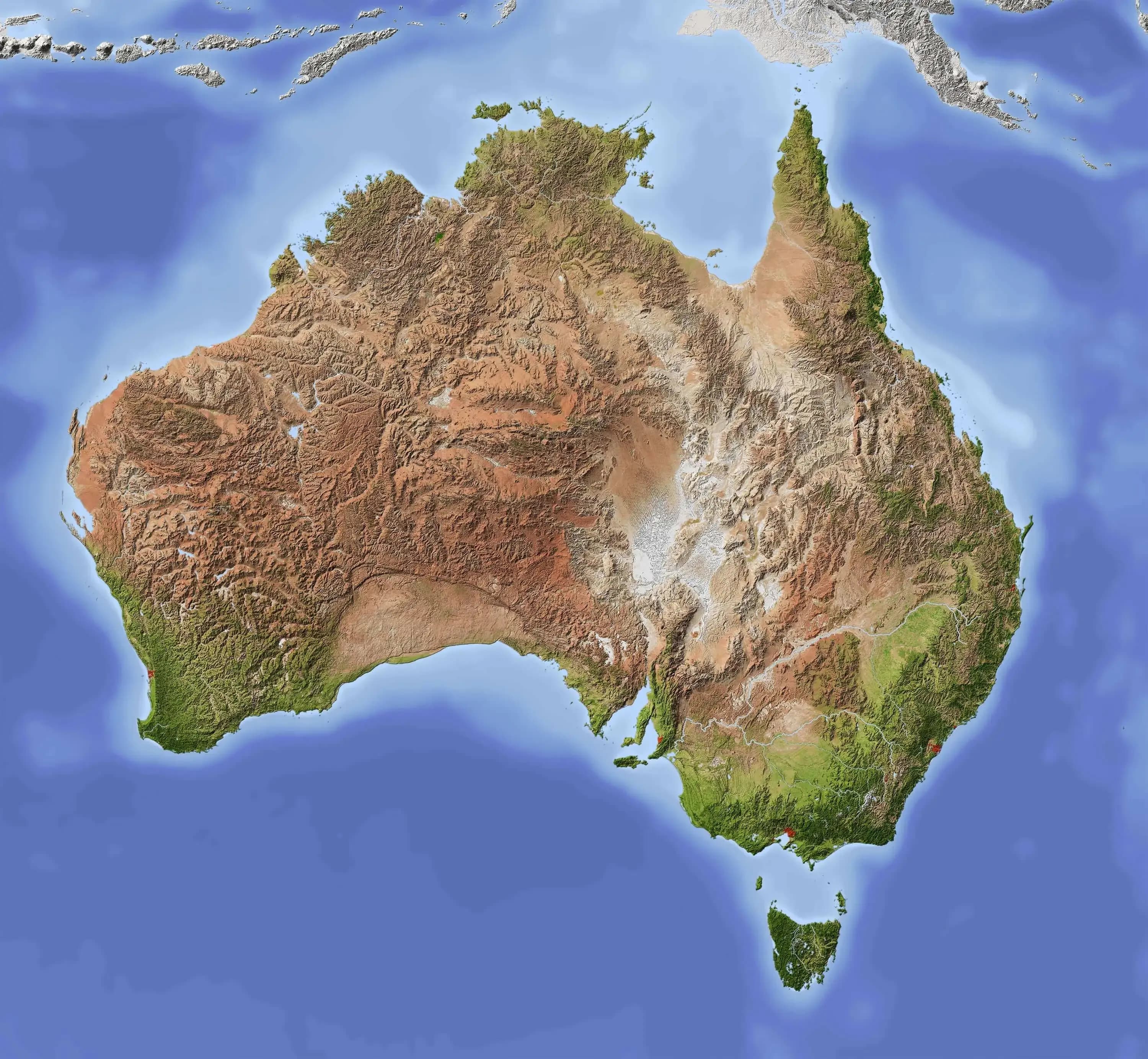 Map showing Teaching Jobs Australia presence